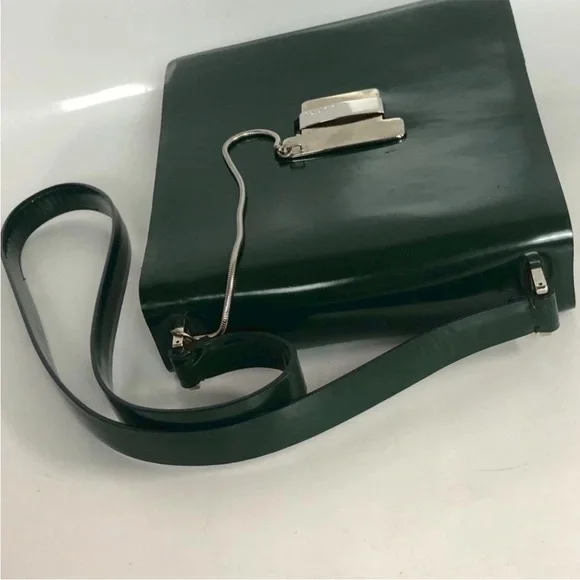 Gucci Green Leather Shoulder Bag - Picture 3 of 16